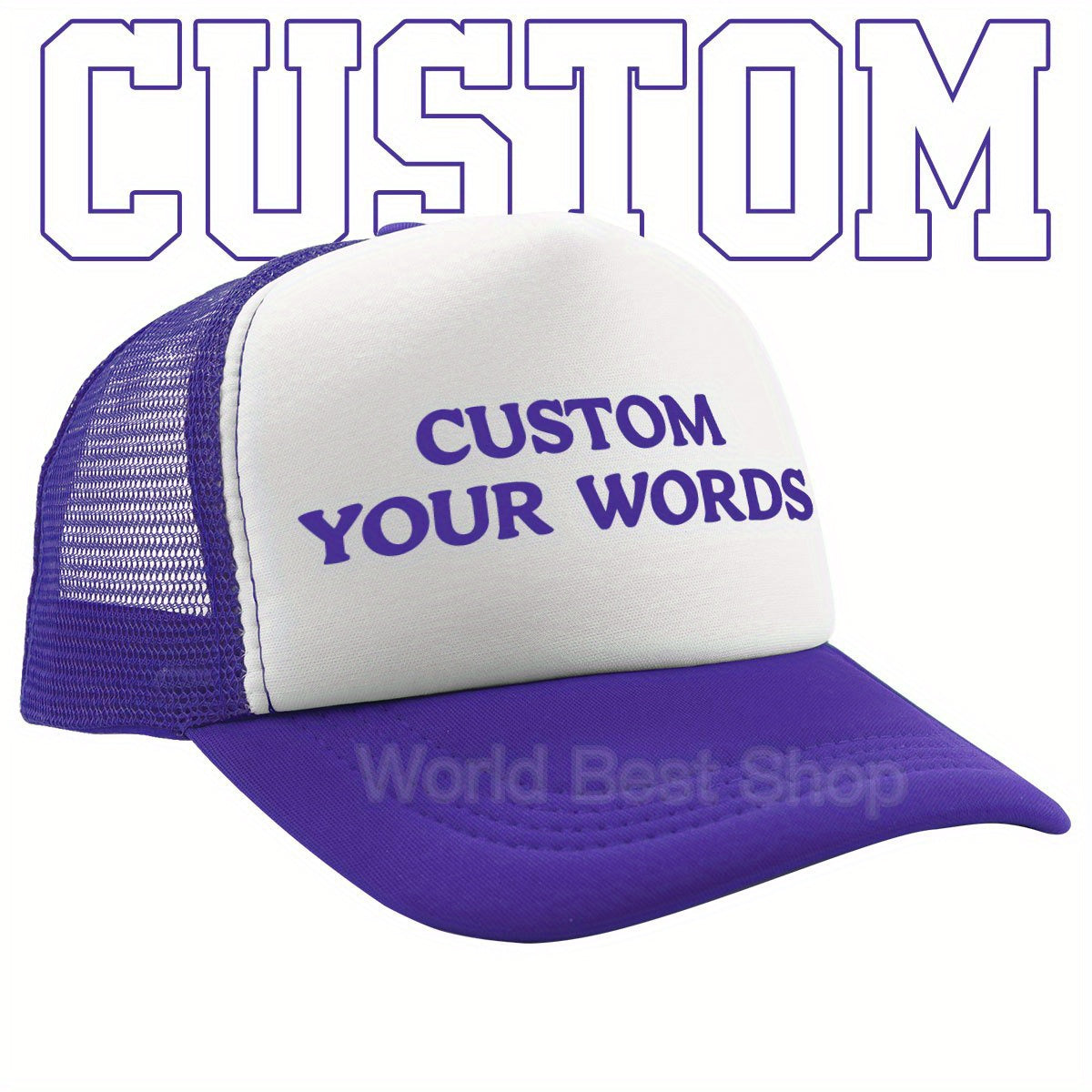 Customizable Baseball Cap