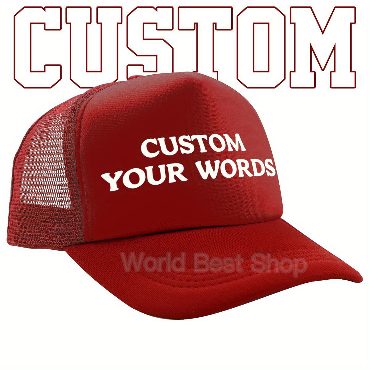 Customizable Baseball Cap