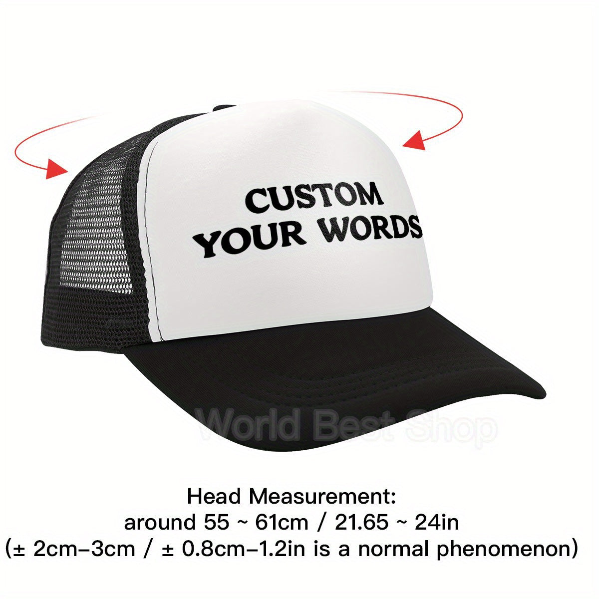 Customizable Baseball Cap