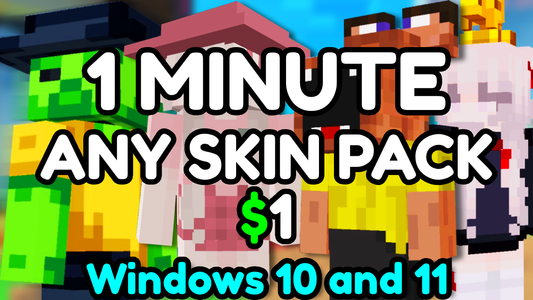 Ultimate Minecraft Skinpack Tutorial Takes 1-2 mins to Import any Skin